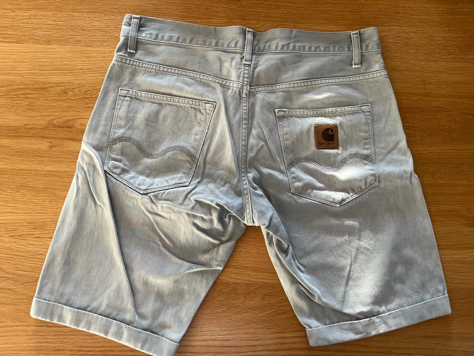 CARHARTT Shorts - Men's Shorts SIZE 33 - Grey - 100% Cotton - Good Condition !!!