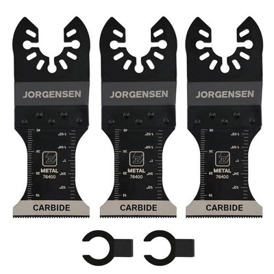 JORGENSEN Oszillierendes Sägeblatt Set, Carbide Zahnklinge,Schneiden von Metall