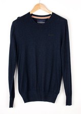 SUPERDRY Men Cotton Cashmere Knit Sweater Jumper Size S BCZ495