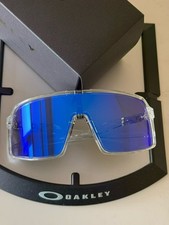 Oakley Sutro OO9406 Clear Frame Prizm Blue Lens Sunglasses