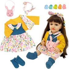 10pcs Baby Doll Clothes, 20-22 inch Baby Doll Clothes, Baby Dolls Dress for Gir