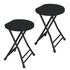 OROFULL 18"Folding Stool 2 Pack, 600lbs Capacity Bar Stool with Anti-Slip, Black — photo 8
