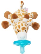WubbaNub Infant Pacifier with Plush Toy - Ages 0-6 Months