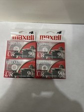 Maxell UR-90 Blank Audio Cassette Tapes - 2 2Packs 90 Min New 