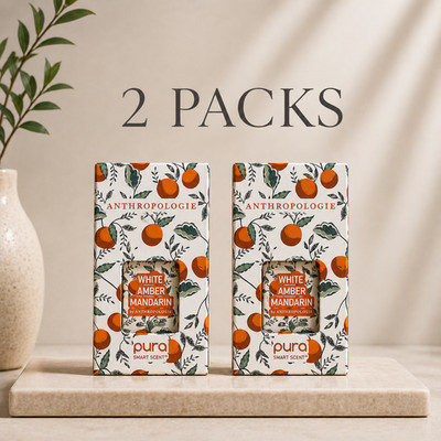 Pura Anthropologie White Amber Mandarin Fragrance Refill 2 Pack 10ml