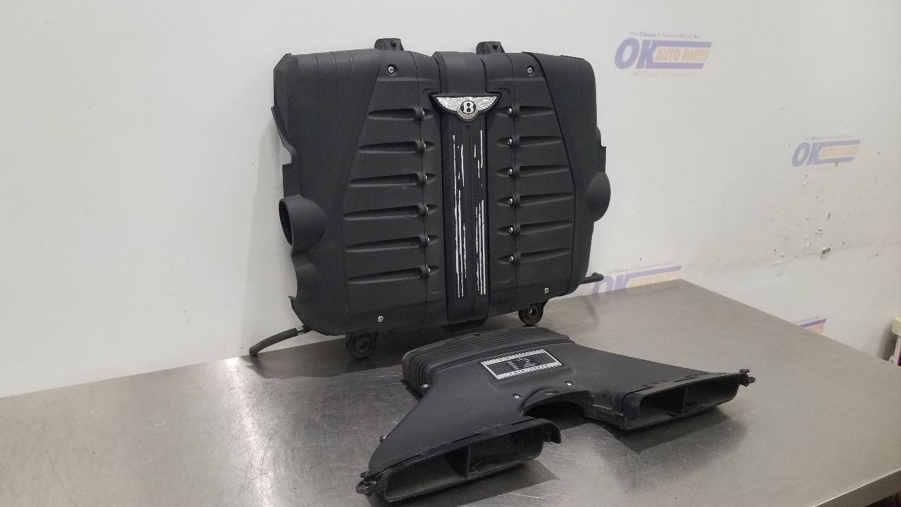 17 BENTLEY BENTAYGA 6.0L W12 AIR CLEANER AIR BOX ASSEMBLY WITH MAF 36A133837