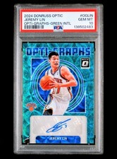 2024-25 Panini Donruss Optic Jeremy Lin Opti Graphs Green #OG-LIN International
