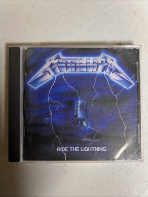 Metallica Ride The Lightning 1984 CD Elektra USA 9 60396-2 Early Pressing