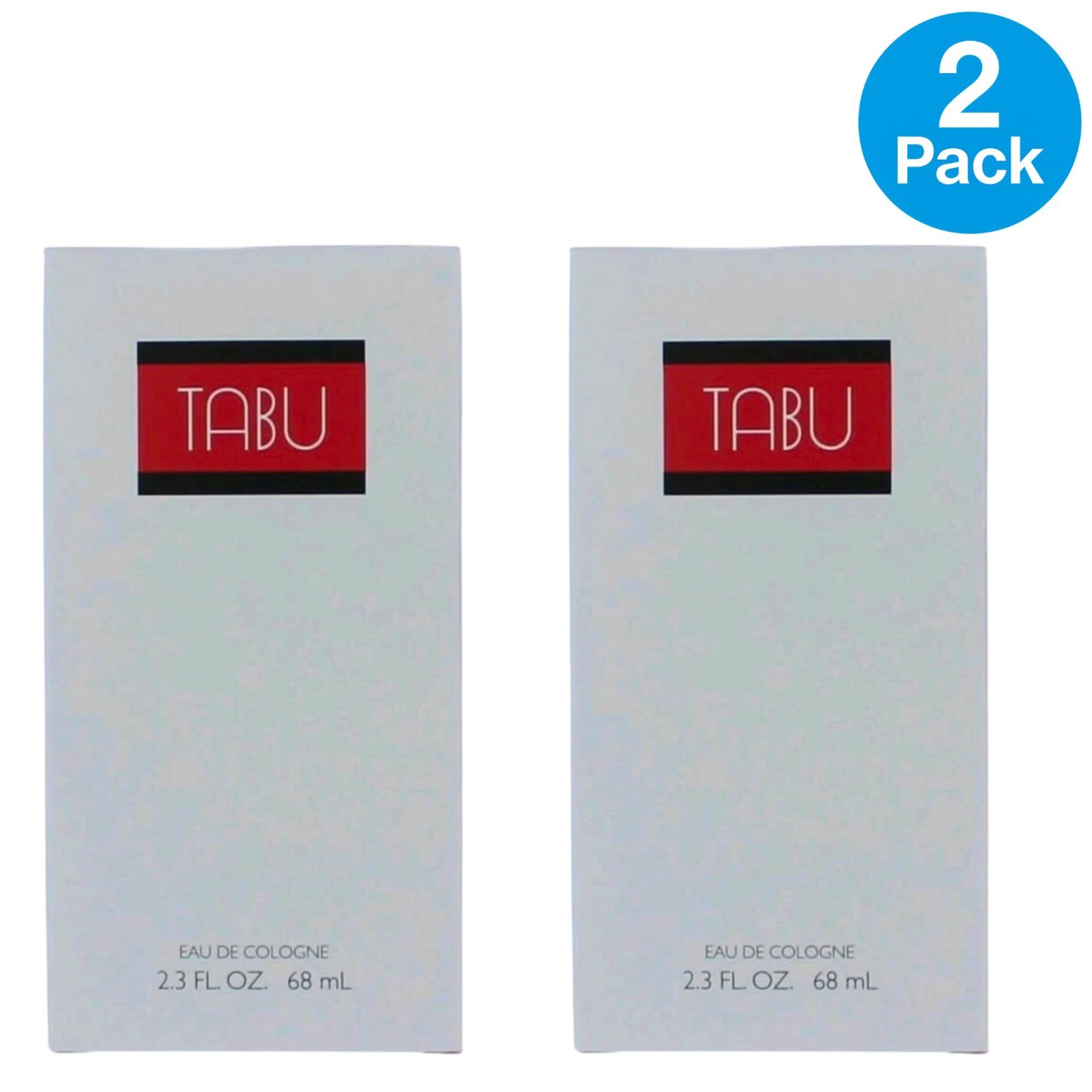 Tabu Eau de Cologne 2.3 fl oz – 2 Pack (Open Box)