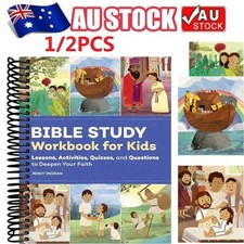 Bible Study Workbook for Kids: Lessons, Activities, Quizzes, and Questions to De