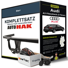 Für AUDI A3 Fliessheck Typ 8P Anhängerkuppl...