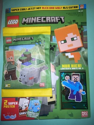 LEGO Minecraft Paperbag - Minifigure Alex und Wolf - 662404 - neu - OVP