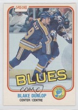 1981-82 O-Pee-Chee Blake Dunlop #293 1s7