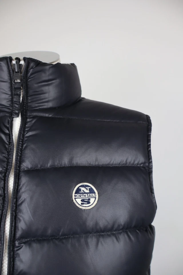 North Sails Men's Casual Vintage Double Face Sleeveless Down Jacket - Image 2 of 4