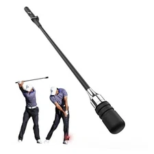  Golf Swing Trainer, Click Stick Golf Trainer Speed & Tempo Right Handed-Black