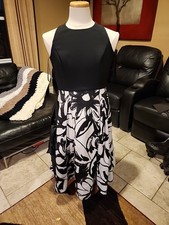 White House Black Market Flower-PRINT MIDI DRESS Sz. 10 New Retails 200.00