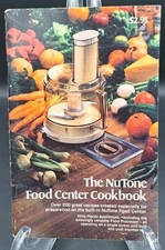 NuTone Built-in Food Center Kitchen System Cookbook Recipe Prep Booklet RARE