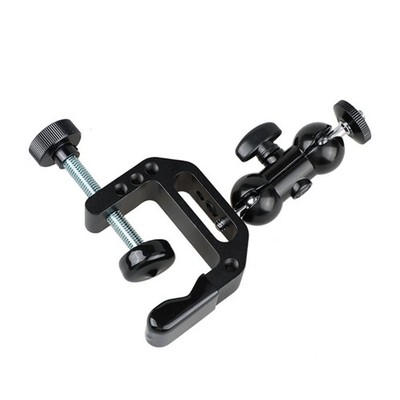 C Clamp Camera Mount Tripod Clamp Desk Clamp 1/4inch Thread Hole C Clamp Mount