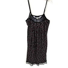 Studio Donatella long cami or Nighty szL Poly /Spandex nylon mesh adjustableEUC.