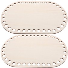 2 Pcs Weaving Bag Bottom Crochet Handbag Supplies Shaping Pad Bases