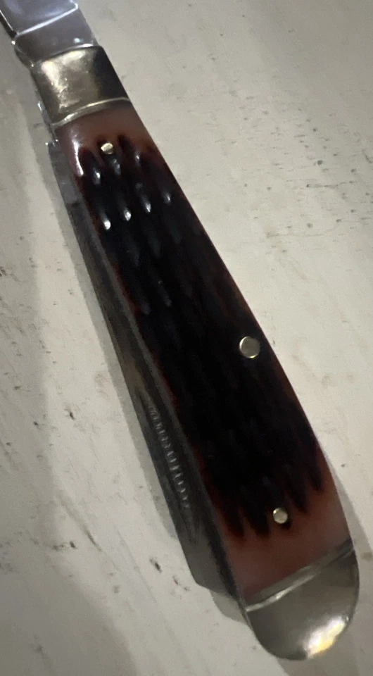 Холодное оружие траппер карманный нож, рифленая кость ручки 4,125» закрытый FL-TRPR-J - Изображение 4 из 4