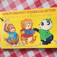 Hallmark Vintage World's Greatest Sticker Collection Album Peanuts Smurfs He-Man