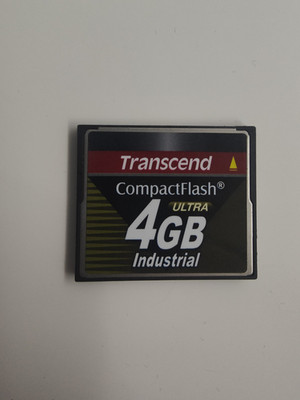 Transcend CompactFlash 4GB Industrial   gebraucht, voll funktionsfähig 