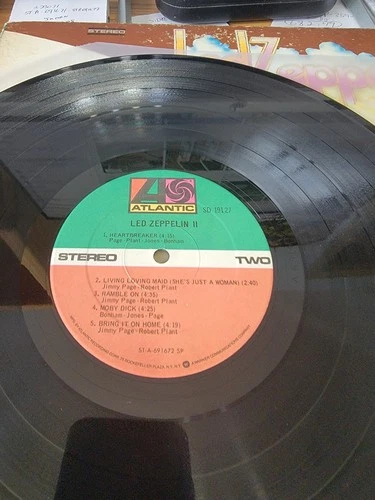 LED ZEPPELIN II LP (1977) Atlantic SD 19127 Specialty Pressing SP SLM VG+