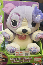LeapFrog My Pal Violet Smarty Paws Interactive Plush Toy Light-Up Talks Sings
