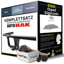 Für OPEL Signum Typ Z03 Anhängerkupplung starr +eSatz 13pol 05.2003-12.2008 NEU