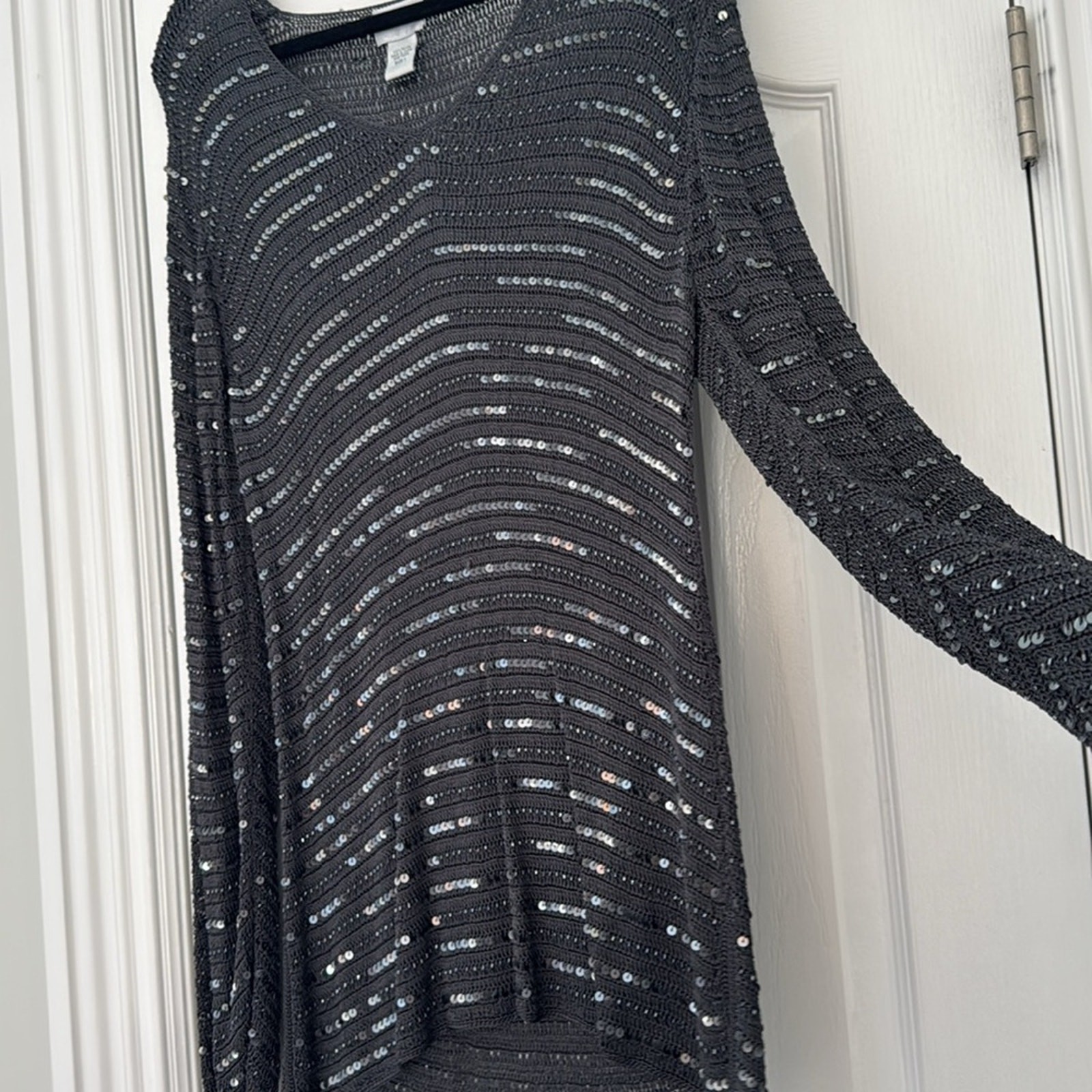 Chico’s Vintage Sequence top - image 3