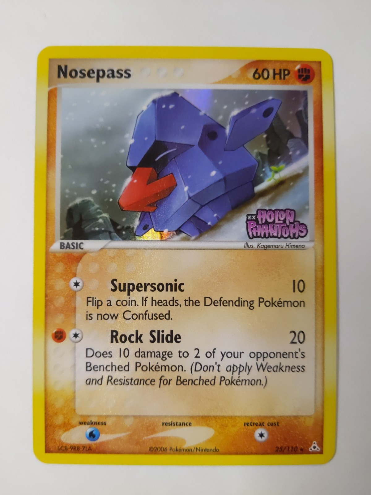 Nosepass 25/110 Reverse Holo Rare Stamped NM | Ex Holon Phantoms