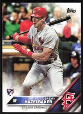 2016 Topps Update #US99 Jeremy Hazelbaker RC   - FREE SHIPPING
