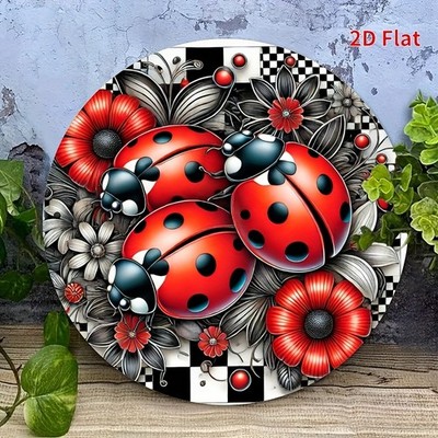 Whimsical Ladybug 8x8