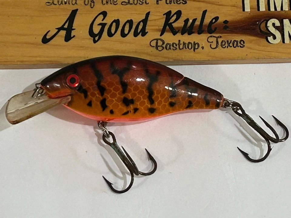 Isca artificial Pre Rapala Luhr Jensen 1/4 oz armadilha de velocidade vintage - Crystal Craw - Imagem 2 de 4