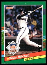 Kevin Mitchell 1991 Donruss #438 Giants MLB READ FREE SHIPPING AutographDen