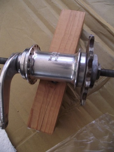 Vintage bicycle New Departure Model D Rear Hub 36h 10t Coaster Brake Skip Tooth - Picture 8 of 10