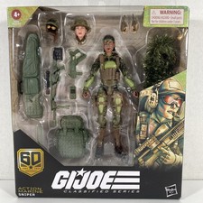 GI Joe Classified Series Action Marine Sniper 6  Figure 60th Anniversary 2024