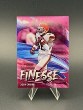 2024 Topps Chrome - Finesse Josh Cribbs #F-24 Pink Refractor