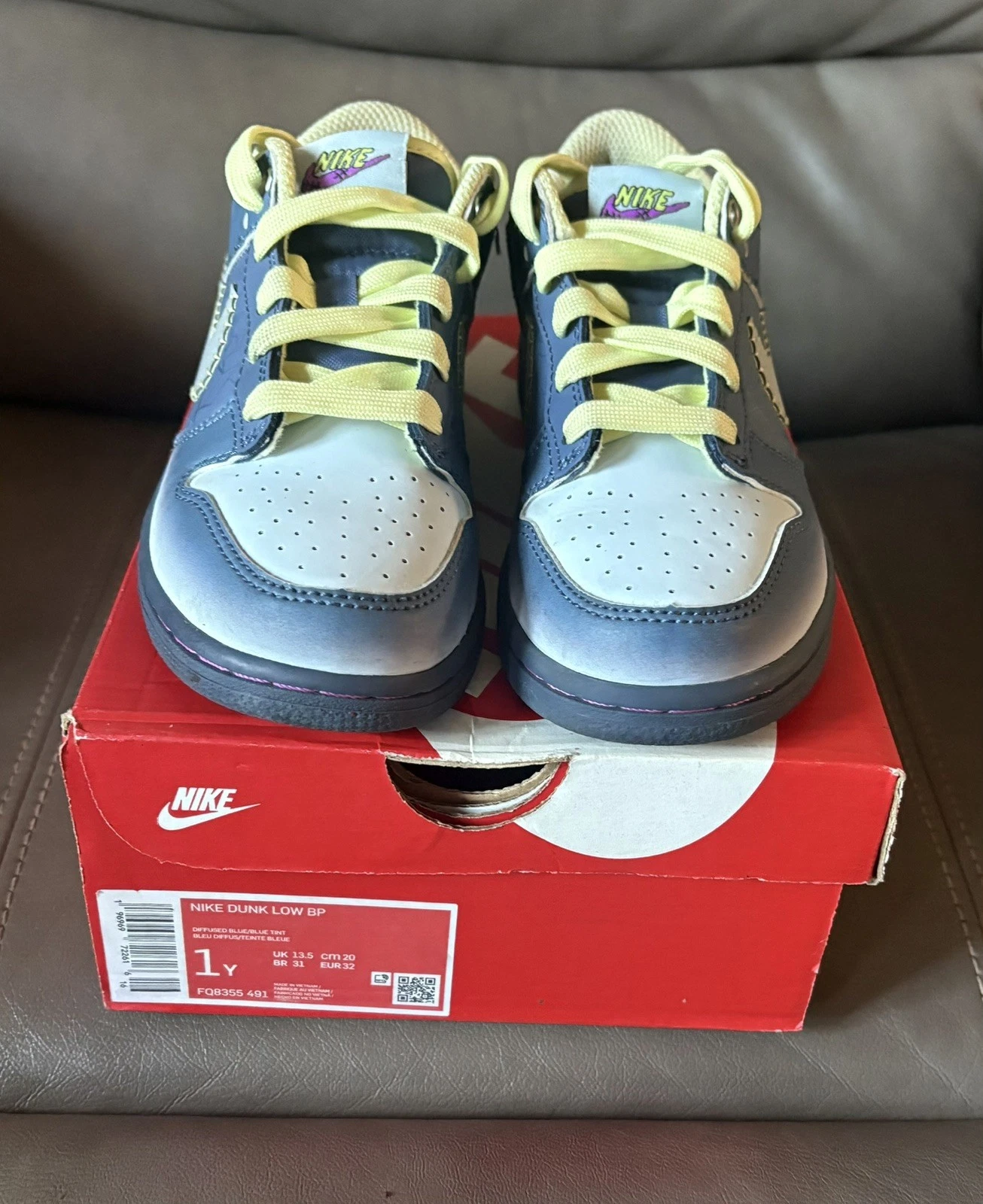 Boys Nike Low Halloween I Am Fearless Blue Size 2 Youth
Opens in a new window or tab