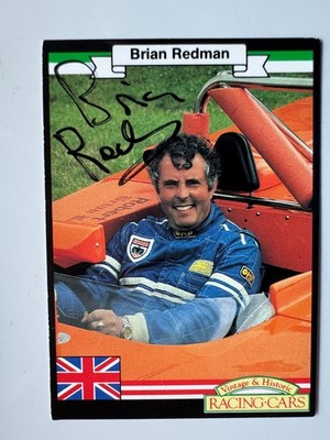 Brian Redman    - Formel 1  -  original Autogramm   - Größe 6  x 9  cm