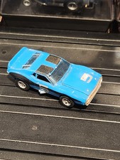 AFX VINTAGE AMC JAVELIN HO SCALE SLOT CAR BLUE