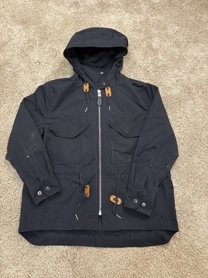 Coach Women's Stadium Hooded Rain Coat / Sports Zip Windbreaker Size S
