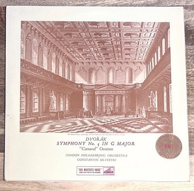 ASD 470 G/C 1st  Dvorak symphony No. 4 Constantin Silvestri LPO VG+/EX