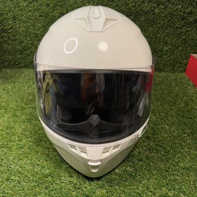 BILT Yohe Force Helmet White Motorcycle Drop Down Sun Visor Size Medium DOT