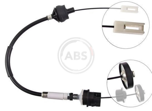 A.B.S. Kupplungsseil Kupplungszug K25940 FüR 8E 8B Peugeot 406 Break 16V Bifuel-image