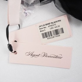 Agent Provocateur Leni Bra & Jaylin Brief Black Lace (Set of 2) - W Size 36B & 5