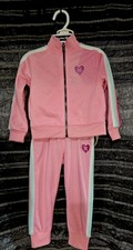 Hurley Toddler 2Pc Track Suit Jacket w/Jogger Pants In Pink Size 2T NWT