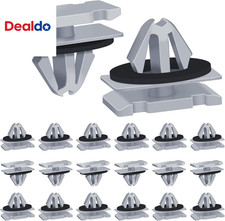 20 PCS Fender Trim Clips, Bumper Rocker Panel Molding Flares, Rocker Trim with D