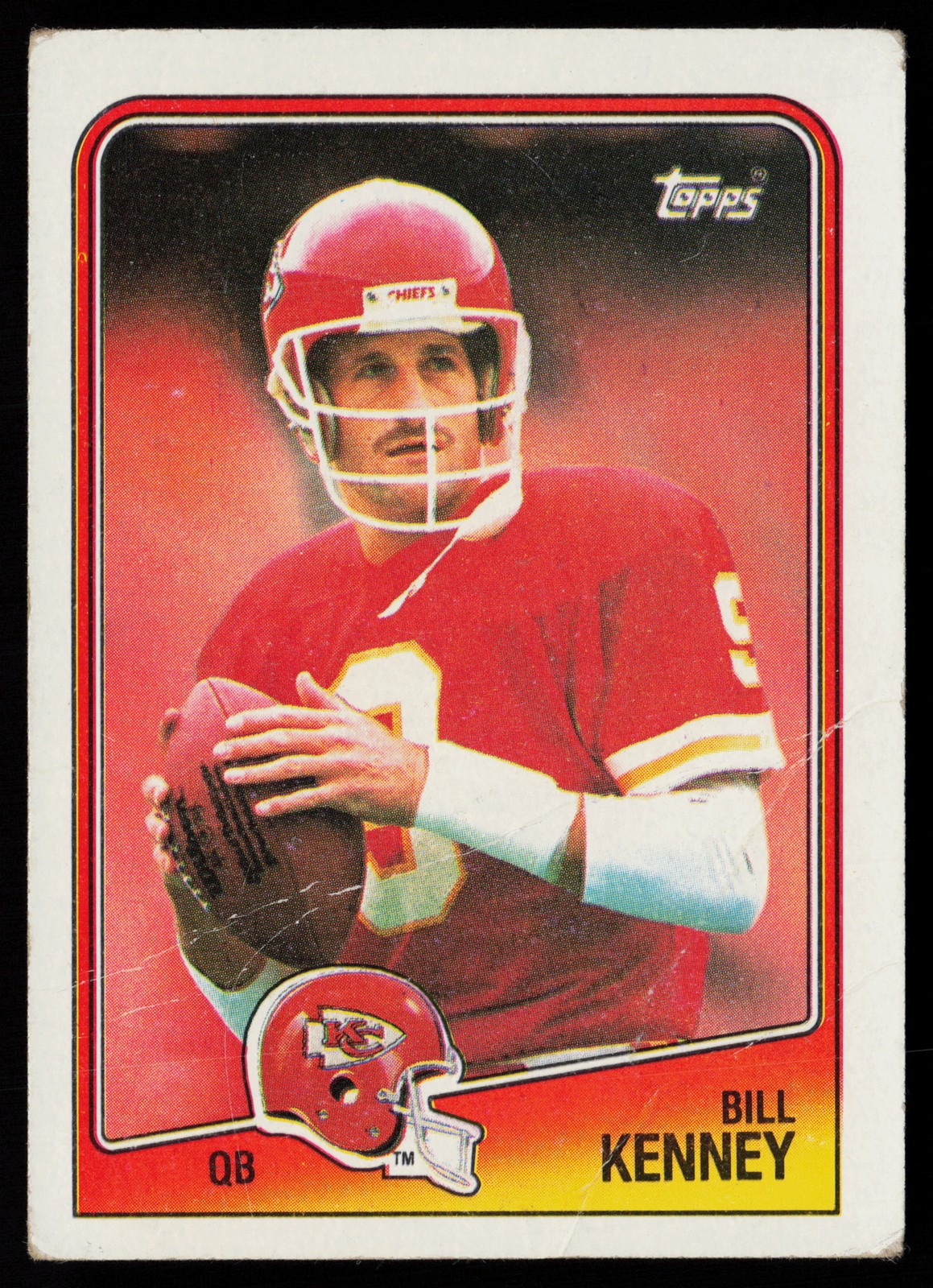 Bill Kenney 1988 Topps #362 Kansas City Chiefs